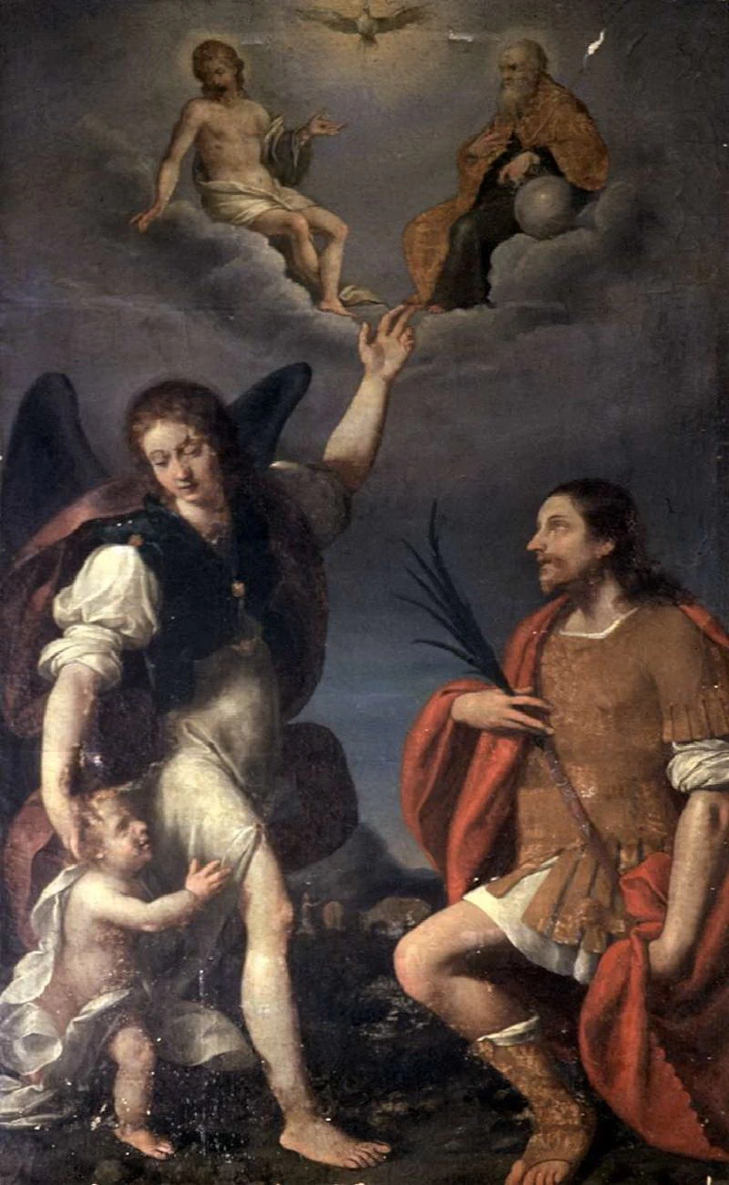 SS Trinità con Angelo custode e S.Fermo